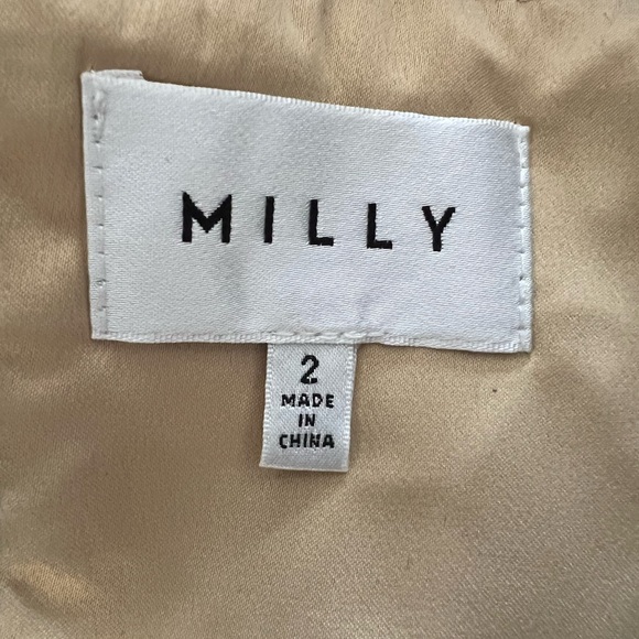 Milly Women's Black Leila Floral Guipure Lace Short Dress size 2 - Picture 5 of 8